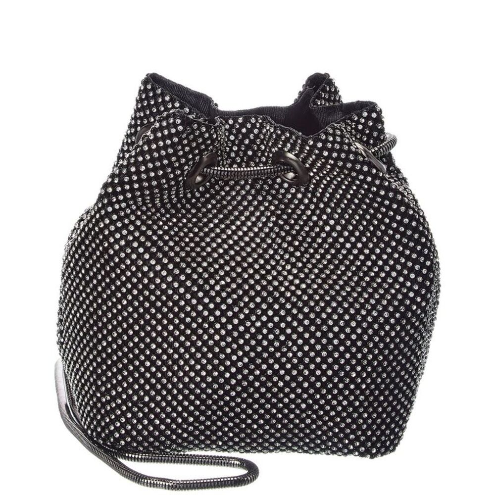 Rene Ruiz Allover Crystal Bucket Bag, Grey - Picture 1 of 4